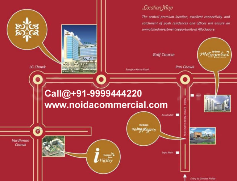 Vardhman Alfa Location Map