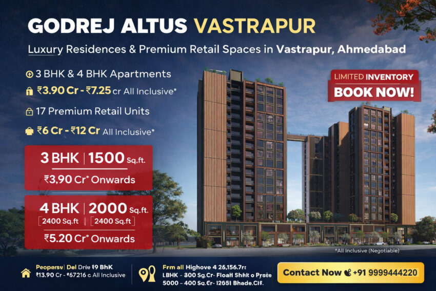 Godrej altus vastrapur ahmedabad premium apartments99