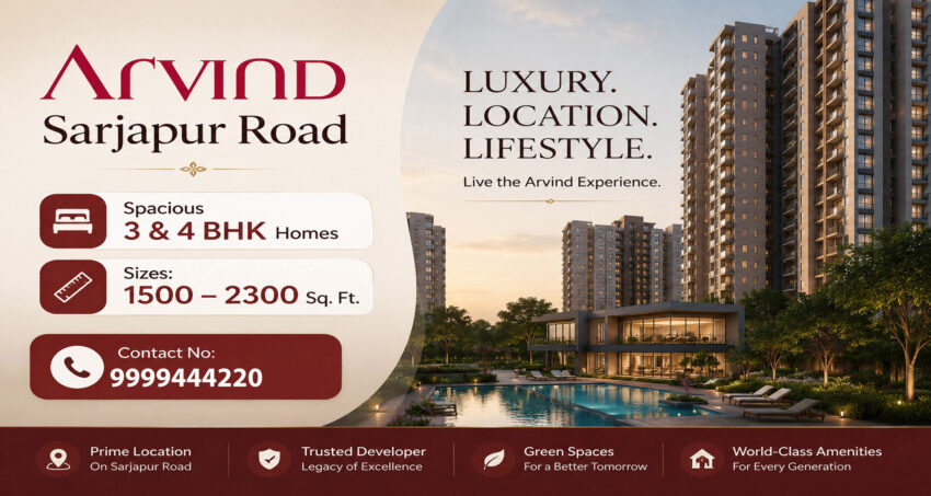 Arvind sarjapur road home banner 99